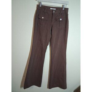 PacSun Denim Jeans Y2K Low Rise Flare Retro 90s Casual Brown Size 24